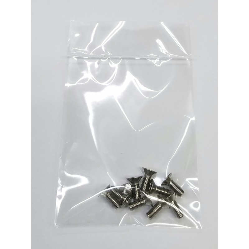 [M3 x 8] Stainless Steel Countersunk Head Machine Screws (10
