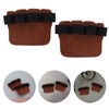 BIUDECO Fake Leather Weightlifting Grip Pads Gym Hand Grip Pads
