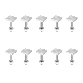 X AUTOHAUX 10pcs Universal Roof Rack T Shaped Bolt Rooftop Cargo Carrier Rack Bolt T Shaped Track Bolts W/Nuts Washers Bike Rack Cross Bar Adapter