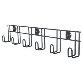 Easy-Up Pro Magnetic 6 Hook Tack Rack | Stable and Trailer | Tack Organization