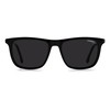 Carrera Men's 261/S Polarized Rectangular Sunglasses, Black Grey, 53mm, 18mm
