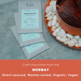 Fjak - Single-Origin - Norwegian Chocolate Bundles (Madagascar 70%, 3 Pack)