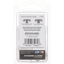 Prime-Line S 5084 Fixed Door Viewer Privacy Cover, 1-5/8 In. Outside Diameter, Plastic Construction, White (Single Pack)