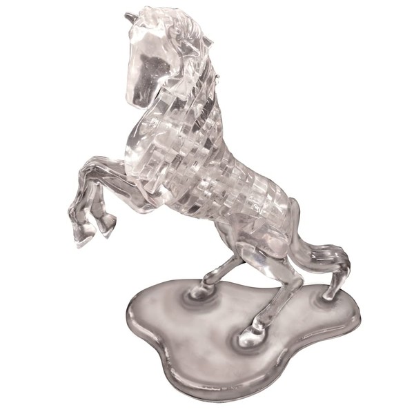 BePuzzled | Stallion Deluxe Original 3D Crystal Puzzle, Ages 12 and Up