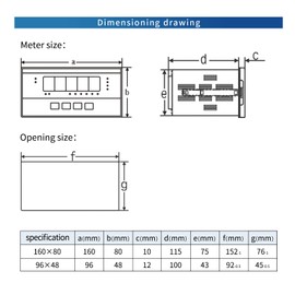 Load Cell Sensor Indicator Display,Supply AC100-240V,Weighing Transducer Batching Trasmitter,Two Sets of Relay Outputs,Adjustable Display Unit - g kg t kN,Alarm Setting