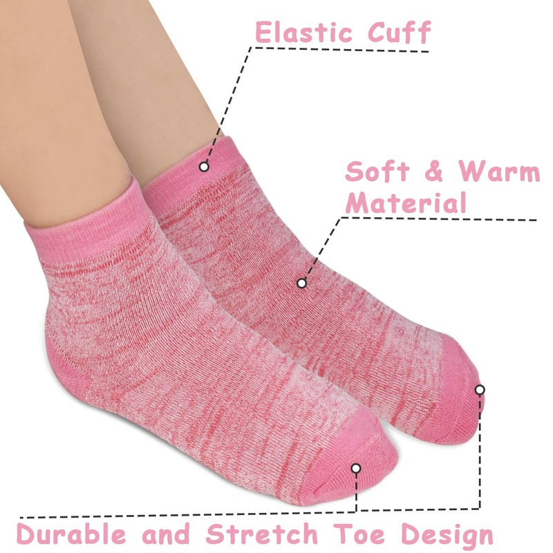 GENTABY Girls Thick Socks Thermal Winter Socks Warm Hiking Socks