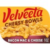 Velveeta Cheesy Bowls Bacon Mac & Cheese Microwave Meal, 9