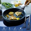 KSENDALO Fish Spatulas for Nonstick Cookware, Silicone Fish Spatula Turner