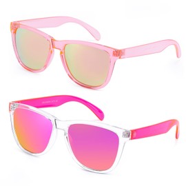 COLOSSEIN Fashion Women Sunglasses Classic Square Frame UV400 Lens