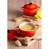 LE CREUSET Stoneware Petite Round Casserole, 0.25 Litre, Volcanic
