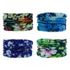 SMEHCF 4 Novelty Seamless Bandana Balaclava Face Cover Mask Shield