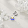 CRMAD Duck Swimming Earrings for Women Sterling Silver Duck Stud
