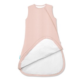 PurComfy Supersoft Sleep Sack 1.0 TOG, Premium Bamboo Viscose Toddler Sleeping Bag, 2-Way Safe Zipper Sleepsacks 2-4T (Blush)
