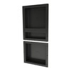 Tile Redi USA RNT1620D-14 Niche Triple Recessed Shower Shelf, Three