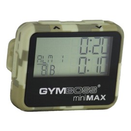 Gymboss miniMAX Interval Timer and Stopwatch - CAMOUFLAGE/TAN SOFTCOAT