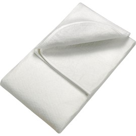 Erwin Müller Beelitz Mattress Protector / Slatted Frame Cover Needle Felt White Size 90 x 190 cm