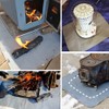 Outdoor Camping Fireproof Cloth Picnic Barbecue Heat Insulation Pad Flame