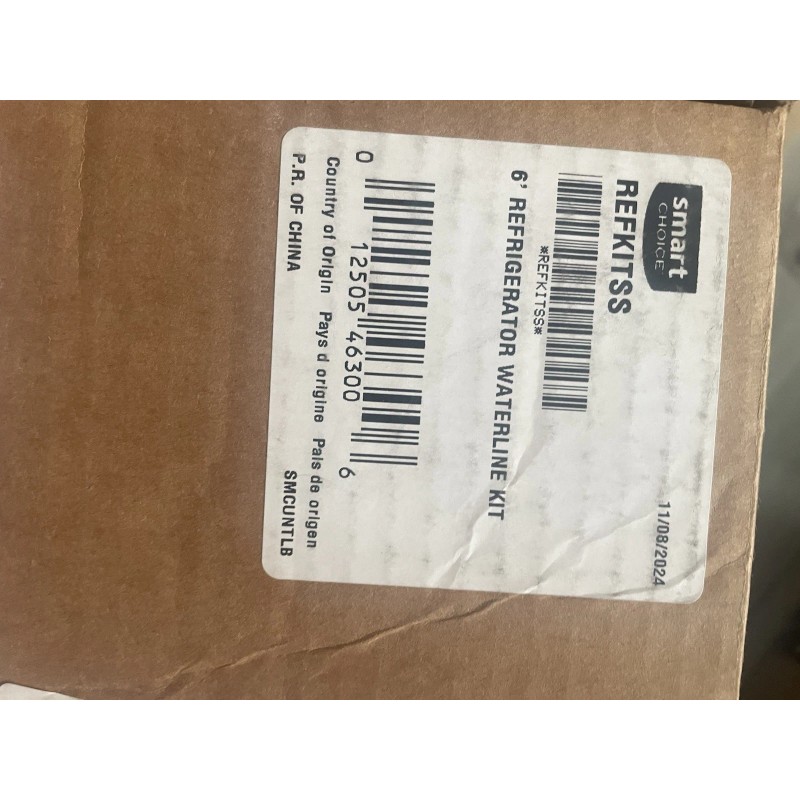 Smart 6’ Refrigerator Waterline Kit 1/4 hose