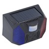 Solar Alarm Lamp IP65 Waterproof Infrared Siren Sound Light Alert