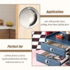 Mesee 2 Packs Recessed Sliding Door Handles with Fixing Screws,
