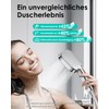 Duschkopf Wassersparend, Duschbrause Groß 135mm, Handbrause mit Antikalk-Funktion 【Lebensmittelechtes Silikon】【43%