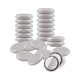 WIZARD SLIDERS Appliance Sliders 1 inch, 24pcs Self Adhesive Small Kitchen Appliances Movers, Round Moving Pads,Best Countertop & Floor Protector for Furniture