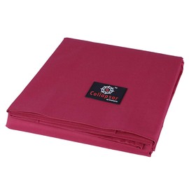 7/8/9FT Heavy Duty 600D Polyester Canvas Billiard Pool Table Cover(7 Colors Available) (Wine Red, 9-Foot)
