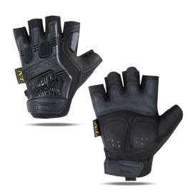 Cycling Gloves for Men - Fingerless Mountain Bike Gloves Anti Slip Half Finger Bicycle Gloves for MTB Driving Riding Racing