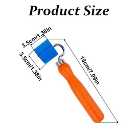 Craft Seam Roller with Non-Slip Handle Plastic Wallpaper Pressing Tool Hand Pressure Wheel for DIY Decoration Projects