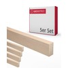 Gedotec Wooden Strips for Crafts, Wooden Boards for Building Made