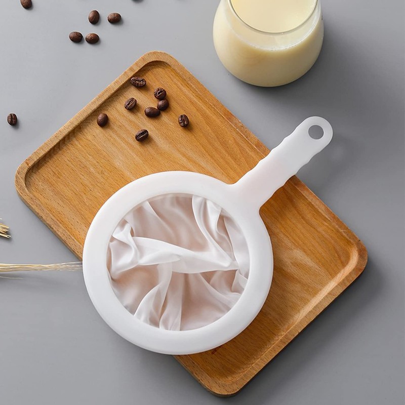 Kitchen Sieve Plastic Household Sieve Fine Mesh, 100/200/400 Mesh Filter