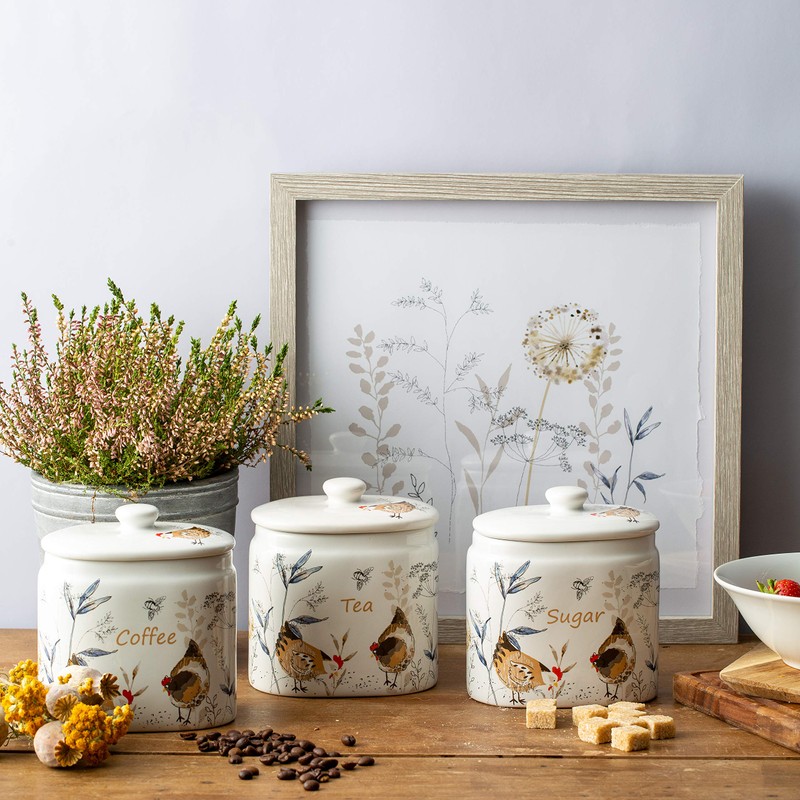 Price & Kensington Country Hens Teabag Holder