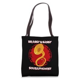 Sousaphonist Marching Band Uniform Orchestra Sousaphone Tote Bag