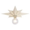 Airposta 16 inch Flush Mount Ceiling Light, Modern Farmhouse White