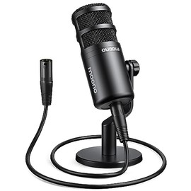 MAONO Micrófono PC Dinámico XLR, Micrófono Podcast Cardioide para Streaming, Grabación, Voz en Off, PD100 Series (PD100)
