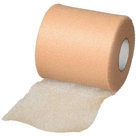 Cramer Tape Underwrap, Sports PreWrap for Athletic Ankle, Wrist, and Injury Taping Jobs, Hair Tie, Headband, Patella Support, Pre-Wrap Athletic Tape Supplies, 2.75" X 21 Yard Roll of Pre Wrap , Beige