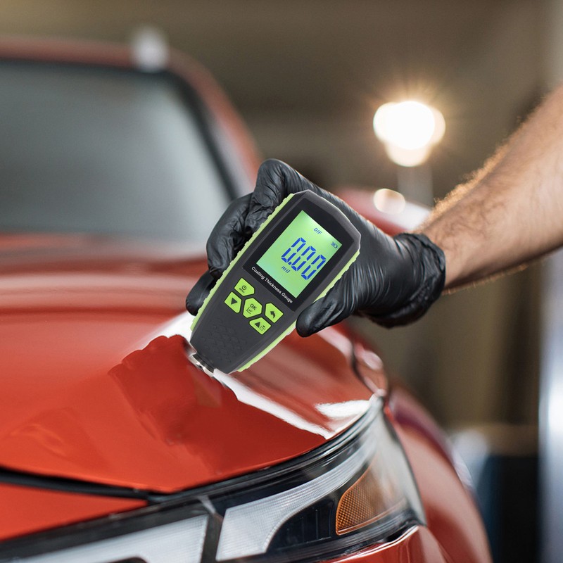 Paint Thickness Gauge Handheld Digital Display Car Coating Thickness Meter
