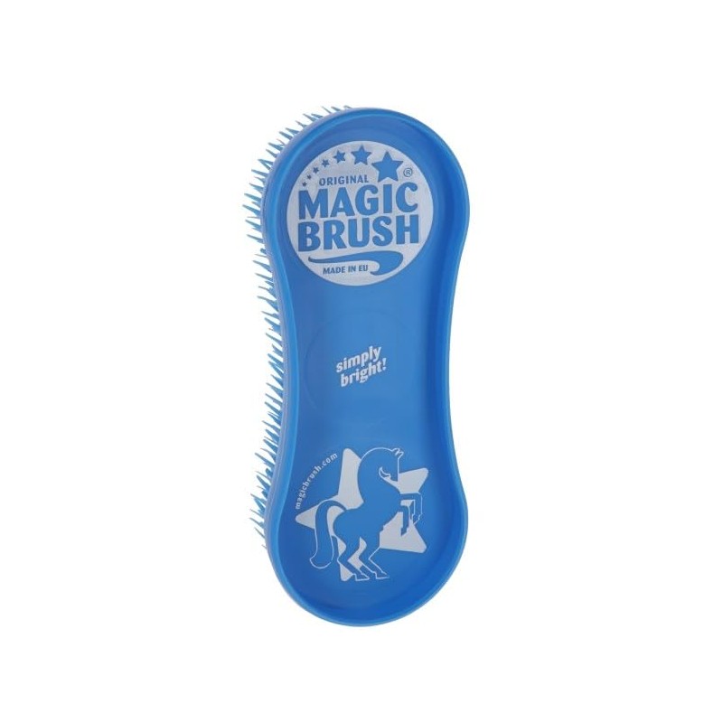 Kerbl Original Magic Brush Bürstensets Pferdebürste Pferdepflege Massagebürste, Jellyfish, 3er