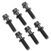 6PCS Bike Stem Bolts Titanium Alloy M5x20mm Bike Handlebar Stem