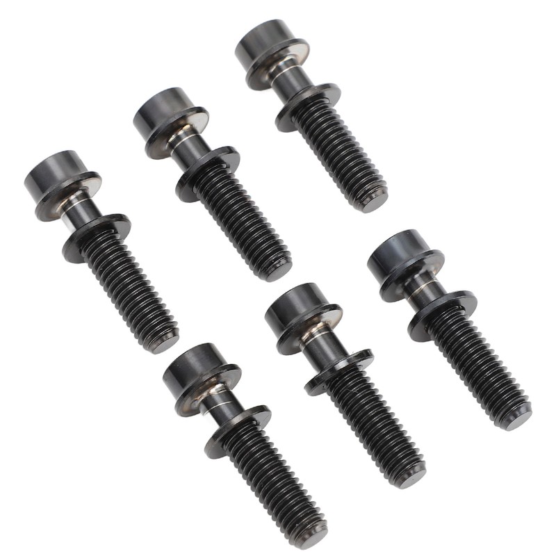 6PCS Bike Stem Bolts Titanium Alloy M5x20mm Bike Handlebar Stem