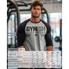 Savage Not Average Motivational Gym Workout 3/4 Raglan Muscle T-Shirts