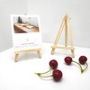 4pcs Mini Wood Display Easels Artist Triangle Easels Party Sign