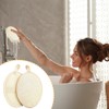 2 Pcs Natural Loofah Sponge Exfoliator for Body & Face,