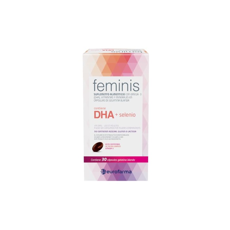FEMINIS - Suplemento Alimenticio para Adultos, 30 Cápsulas
