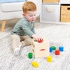 Melissa & Doug Shape Sorting Cube - Classic Wooden Toy