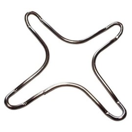 Paxanpax PCK328 Gas Hob Pan Stand Small Stainless Steel Reducer Moka Coffee & Saucepan Support Trivet - 130mm