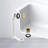 Westbrass 494244H-01 SCH. 40 PVC Bath Waste & Overflow Assembly