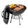 Alpine Cuisine Premium 14" Charcoal BBQ Grill Round for Outdoor