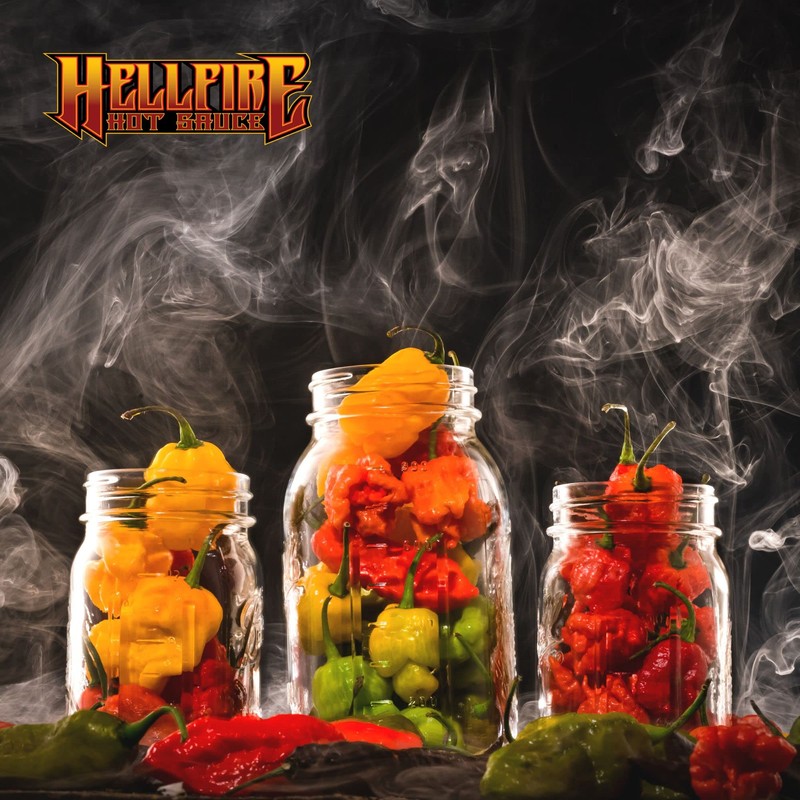 Hellfire Hot Sauce Not Your Mama's BBQ Hot Sauce Pineapple