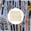 BESPORTBLE 5-slot Watch Roll Canvas Bag for Travel Small Jewelry